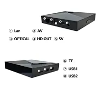 Boîtier TV Premium Q11 2026 Android 14.0 Amlogic S905X4 4 Go 32 Go Décodeur 8K Smart Android Box avec télécommande vocale BT