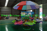 Usine directe électrique enfants tour d'avion rotatif Mini avion carrousel pour parc d'attractions centre commercial aire de jeux