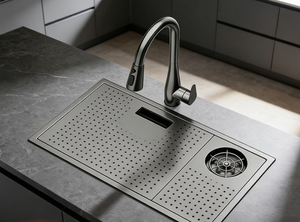 Lavastoviglie da banco in vetro Nano Two, in acciaio inox 304, moderna, multifunzionale, a vasca singola, a scomparsa, per caffetteria e <span class=keywords><strong>cucina</strong></span> - Articolo più venduto - Product Image 3