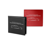Titulaire de la carte d'assurance et d'immatriculation automobile Blue Important Automobile Documents