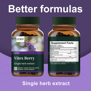 Extrait de baies de Vitex pour femmes, 60 <span class=keywords><strong>phyto</strong></span>-capsules liquides végétaliennes, complément alimentaire à base de plantes pour <span class=keywords><strong>la</strong></span> gestion de l'énergie chez l'adulte - Product Image 4