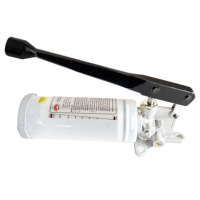 Pompe à graisse manuelle, lubrificateur à commande manuelle, huileur pratique YGL-T08 00-000 #   Acier inoxydable de 6 mm, capacité de 800 cc