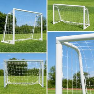 רשת מיני כדורגל לאימונים, רשת שער ניידת לכדורגל עם ניילון עמיד במיוחד, רשת אימונים לחצר האחורית לילדים ולמבוגרים - Product Image 1