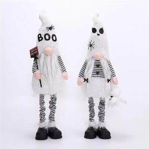 Gnomos Brillantes de Halloween, 2 Piezas, Lindos Peluches de Bruja con Luces que Cambian de Color - Product Image 6