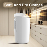 Deye DYD-B12A 12L Purificateur d'air intelligent Wifi intégré avec ioniseur pour toute la maison, déshumidificateur domestique