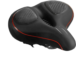 Coussin de siège de vélo en cuir PU PVC surdimensionné et confortable pour hommes et femmes, remplacement de selle conforme au peloton - Product Image 3