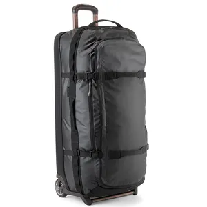 Grande Capacidade Heavy-duty rodas de grandes dimensões robusto reciclado ripstop nylon Big Haul Reciclado Viagem Rolling Duffel Bag