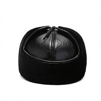Nuevo Gorro de Invierno de Papel y Sarga con Forro Polar Cálido para Exteriores, que Cubre las Orejas, con Visera Corta para Uso Casual