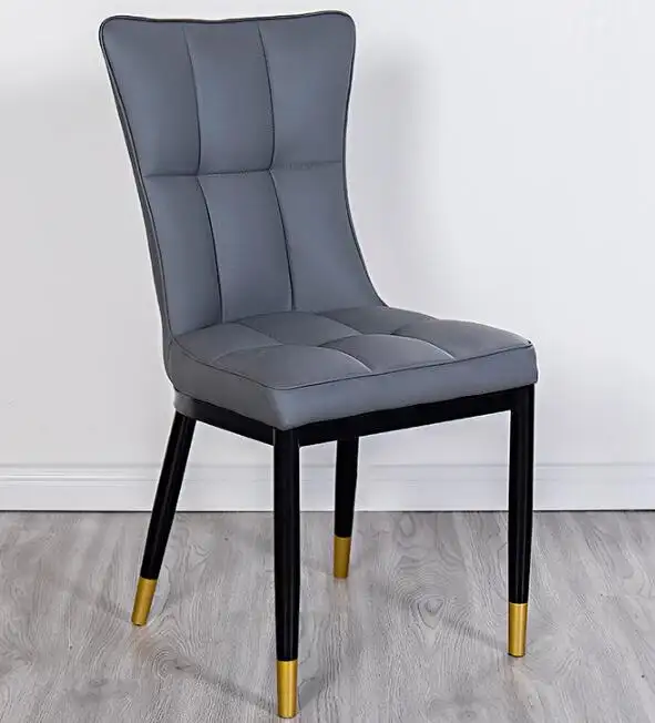 Yeni model deri yemek sandalyesi boya çerçeve ile