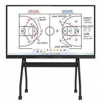 Écran plat interactif 4K de 86 pouces avec gamme de couleurs sRGB à 99 %, tableau intelligent pour les professionnels du design et les équipes de retouche photo