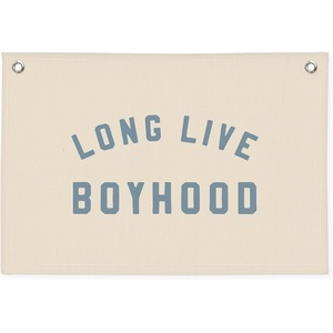 Custom Logo Sublimated Printing Plain Cotton Canvas Hanging Wall Blank Banner Pennant Flag