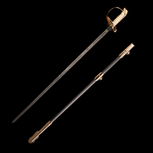 <span class=keywords><strong>Épée</strong></span> de Commandement Dorée Populaire de 97 cm et 1,15 kg, Non Affûtée, pour Collection, Cosplay ou Cadeau - Product Image 5