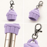 Étui de protection en silicone pour rouge à lèvres et brillant à lèvres, porte-clés, étui cosmétique de voyage, outil de beauté, cadeau promotionnel