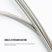 Orphee Metal RX15 RX17 RX19 Electric Guitar Strings Set Practiced Hexagonal Carbon Steel 6 String for Guitar Parts