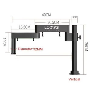 Brazo de Soporte para Microscopio de 32/24 mm Soporte Universal Giratorio para Microscopio Estereoscópico Trinocular Cámara de Video HD USB para Reparación de Teléfonos - Product Image 6