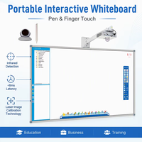 Tableau blanc électronique portable à écran tactile interactif certifié CE ROHS, très vendu, pour l'enseignement scolaire