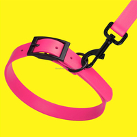 Collar para Perro de PVC y Poliéster, Clásico, Simple, Impermeable, con Hebilla de Liberación Rápida, Suave y Moderna, Talla Grande, Venta al Por Mayor Personalizada