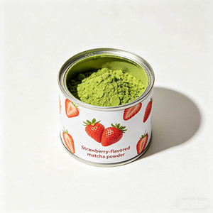 Matcha di Alta Qualità per Cerimonie, Aromatizzato alla <span class=keywords><strong>Fragola</strong></span>, Polvere di Matcha alla <span class=keywords><strong>Fragola</strong></span> - Product Image 1
