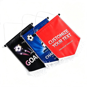 Bandera colgante personalizada con logotipo impreso, económica y práctica, para deportes de fútbol - Product Image 1