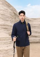 Veste coupe-vent imperméable à col montant et capuche, unisexe, fermeture éclair, toutes saisons, maintient au chaud, randonnée en plein air, OME/ODM