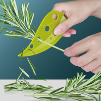 Handmatige plastic fruit- en groentebladstripper, groentebladseparator, kernverwijderaar, multifunctionele bladafschiller, kruiden-gereedschap