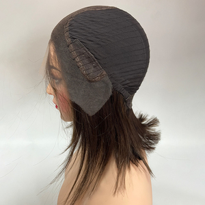 <span class=keywords><strong>Perruque</strong></span> en cheveux humains européens casher pour femmes israéliennes, perruques juives sans colle avec dessus en dentelle - Product Image 4