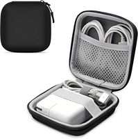 Boîte de rangement en EVA et tissu Oxford composite, thermoformée, pour câbles et adaptateurs, anti-poussière et anti-rayures – Offre Spéciale