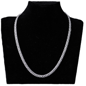 Luxury <b>Iced</b> <b>Out</b> Moissanite Cuban Link <b>Chain</b> Necklace for Men 925 Sterling Silver Full Pave Diamond Hip Hop Necklace Custom Jewel - Product Image 1
