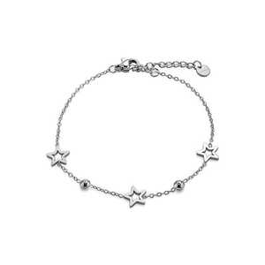 Amy Amy Star <b>Charm</b> Bracelet 925 Silver Chain Minimalist Women's Everyday Wear - Product Image 1
