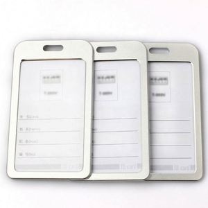 Wholesale Durable Fashion Aluminum Alloy Business <b>Card</b> ID <b>Card</b> <b>Holder</b> with Custom Logo - Product Image 6