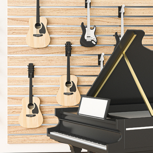 Fibreboard tường bán lẻ hiển thị <span class=keywords><strong>MDF</strong></span> <span class=keywords><strong>Board</strong></span> slatwall Panel cho siêu thị - Product Image 5