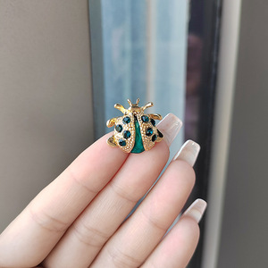 เข็มกลัดเพชรโลหะผสมขนาดกะทัดรัดแฟชั่นใหม่เทรนด์ใหม่ขายดีเข็มกลัดด้วงเครื่องประดับขนาดเล็กน่ารัก - Product Image 5