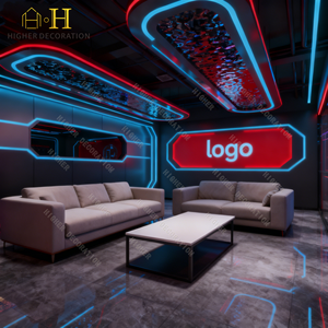 Design Moderno per Sale Giochi e Internet Café con Mobili Ergonomici e Durevoli per Club di Gaming, Incluso Tavolo per Computer - Product Image 2