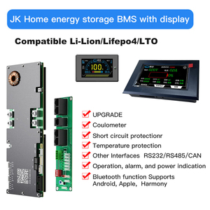 Jikong Smart JK-PB2A16S20P V19 พร้อมหน้าจอสัมผัส 4.3 นิ้ว 100A 150A 200A 300A BMS 16s 200a Bms 48v ระบบปรับสมดุลแบตเตอรี่แบบแอคทีฟ Pace JK-PB2A16S20P - Product Image 2