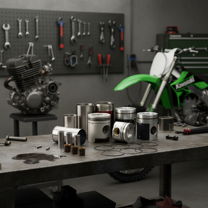 ลูกสูบอะลูมิเนียมอัลลอยด์สำหรับ Kawasaki KX 100 รุ่นใหม่ - Product Image 3