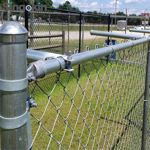 Clôture en treillis métallique galvanisé de 6 pieds avec <span class=keywords><strong>portail</strong></span> <span class=keywords><strong>coulissant</strong></span> et clôture - Product Image 6