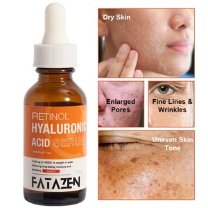 Sérum pour le visage à l'acide hyaluronique et au rétinol pur FATAZEN, produits de beauté, sérum hydratant pour le visage, sérum réparateur enrichi pour le visage, OEM - Product Image 2