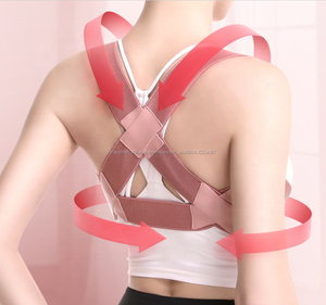 Perfecto ajustable postura terapia volver la camilla y masajeador clavícula hombro soporte - Product Image 5