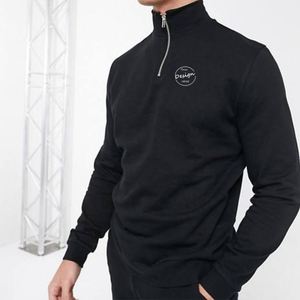 Conjunto de chándal deportivo con logotipo personalizado para gimnasio, chándal informal de invierno, ropa de calle deportiva, Conjunto de sudadera con estampado de transferencia de calor - Product Image 5