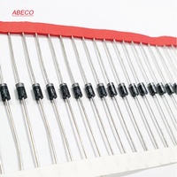 Redresseurs axiaux FMS série 1N4001-1N4007 1A 50V-1000V avec capacité à fort courant et à surtension, encapsulation DO-41