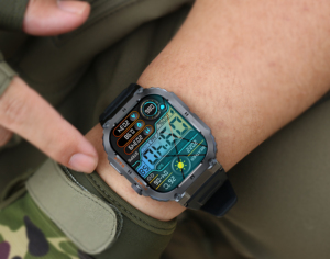 Pantalla Ips de 1,96 pulgadas, banda de silicona de 22Mm, frecuencia cardíaca durante todo el día, control de la salud, datos de sincronización, relojes inteligentes con pantalla cuadrada K57Pro - Product Image 2