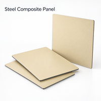 Panneau composite en acier 4 mm 4x8 pieds, revêtement PVDF blanc, pour panneaux muraux extérieurs d'hôtel