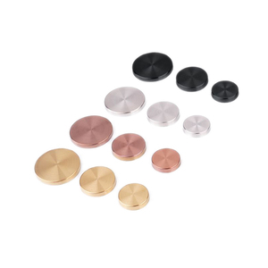 Ensembles de capuchons à <span class=keywords><strong>vis</strong></span> décoratifs en acier inoxydable 16 19 22 25 30 40 mm pour armoire miroir et panneau publicitaire avec couvercle doré, argenté, rose, noir - Product Image 3