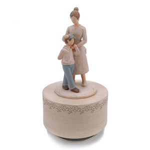 Caja <span class=keywords><strong>de</strong></span> Música <span class=keywords><strong>de</strong></span> Madera y Resina Giratoria Ecológica Hecha a Mano Lejia, Melodía Pura <span class=keywords><strong>de</strong></span> los Años 30, <span class=keywords><strong>de</strong></span> Cuerda, para el Día <span class=keywords><strong>de</strong></span> la Madre, San Valentín, Días Festivos - Product Image 3