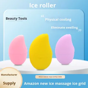 Massageador Facial Portátil Mini de Silicone com Design de Cubo de Gelo para Rosto, Olhos e Corpo - Product Image 4