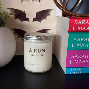 AIKUN Portable Eco Friendly Frosted Glass Jar Soy Wax Custom Scented <b>Candle</b> Home Fragrance <b>Candle</b> for Spa Use - Product Image 5