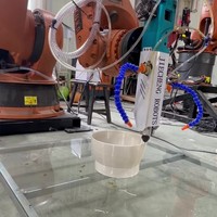 Robot d'impression 3D KUKA à 6 axes pour granulés plastiques FGF, machine automatique de construction de murs