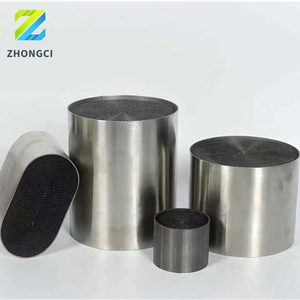 Bạch Kim Palladium Rhodium Kim Loại Xúc Tác Ba Cách Tổ Ong Mini Sử Dụng Chất Xúc Tác Chuyển Đổi Trái Tim Tấm Cho Xe - Product Image 4