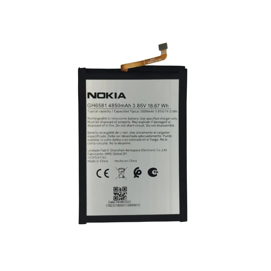 Rechargeable battery 3.85v 5000mAh li ion cell phone battery for Nokia,Hisense