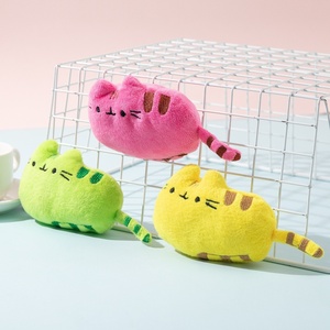 Jouet pour chaton amusant en <span class=keywords><strong>peluche</strong></span>, jouet à mâcher sonore avec herbe à <span class=keywords><strong>chat</strong></span>, pour l'auto-entretenissement, anti-ennui, interactif et résistant aux griffures - Product Image 1